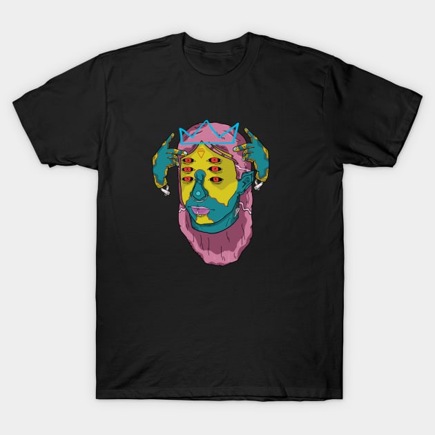 Stagger(blue crown variant) T-Shirt by Grumble 